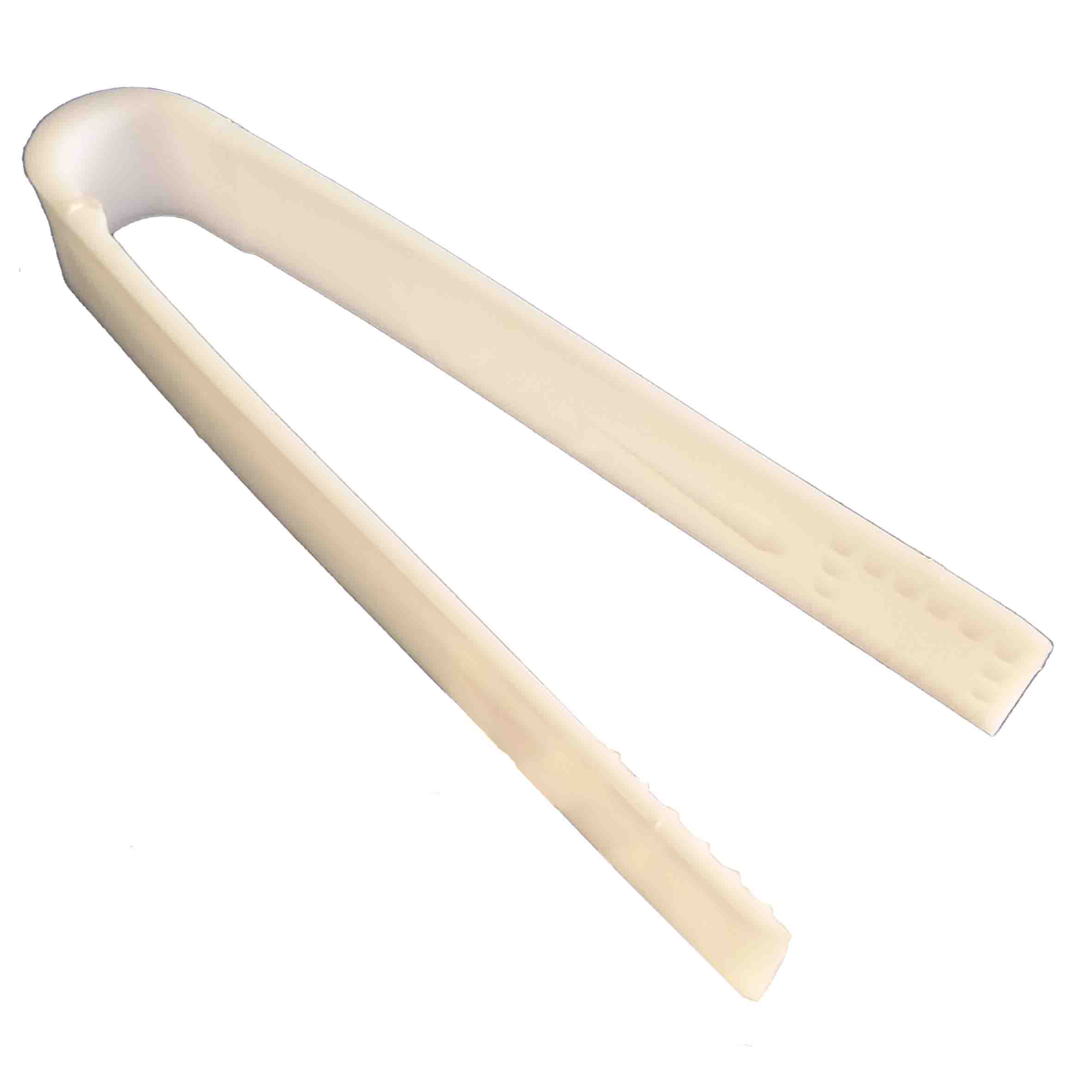 Pinza para hielo blanca