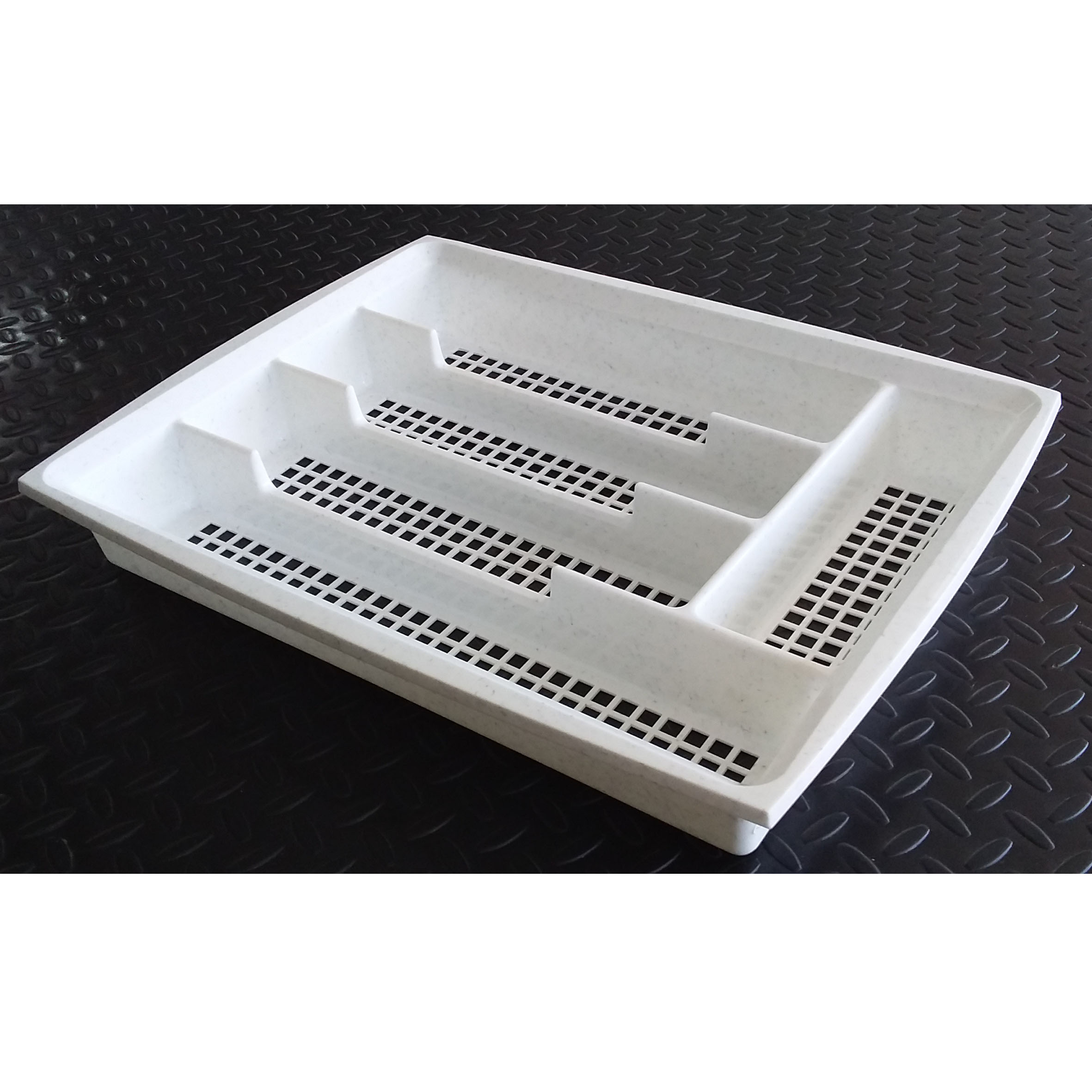 Separador grande plastico cubiertos color granito TECNI