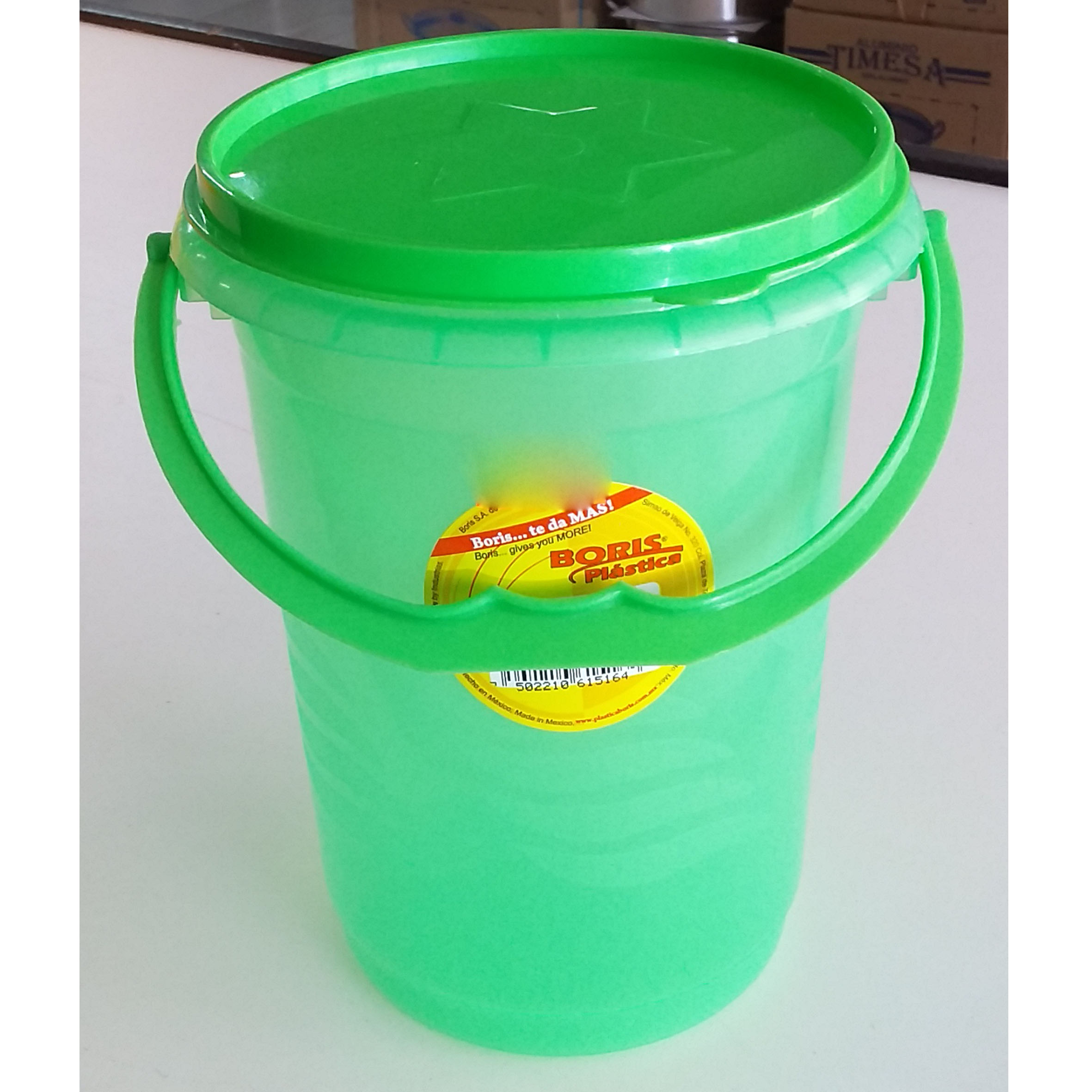 Bote juguero con tapa 1.5 litros BORIS