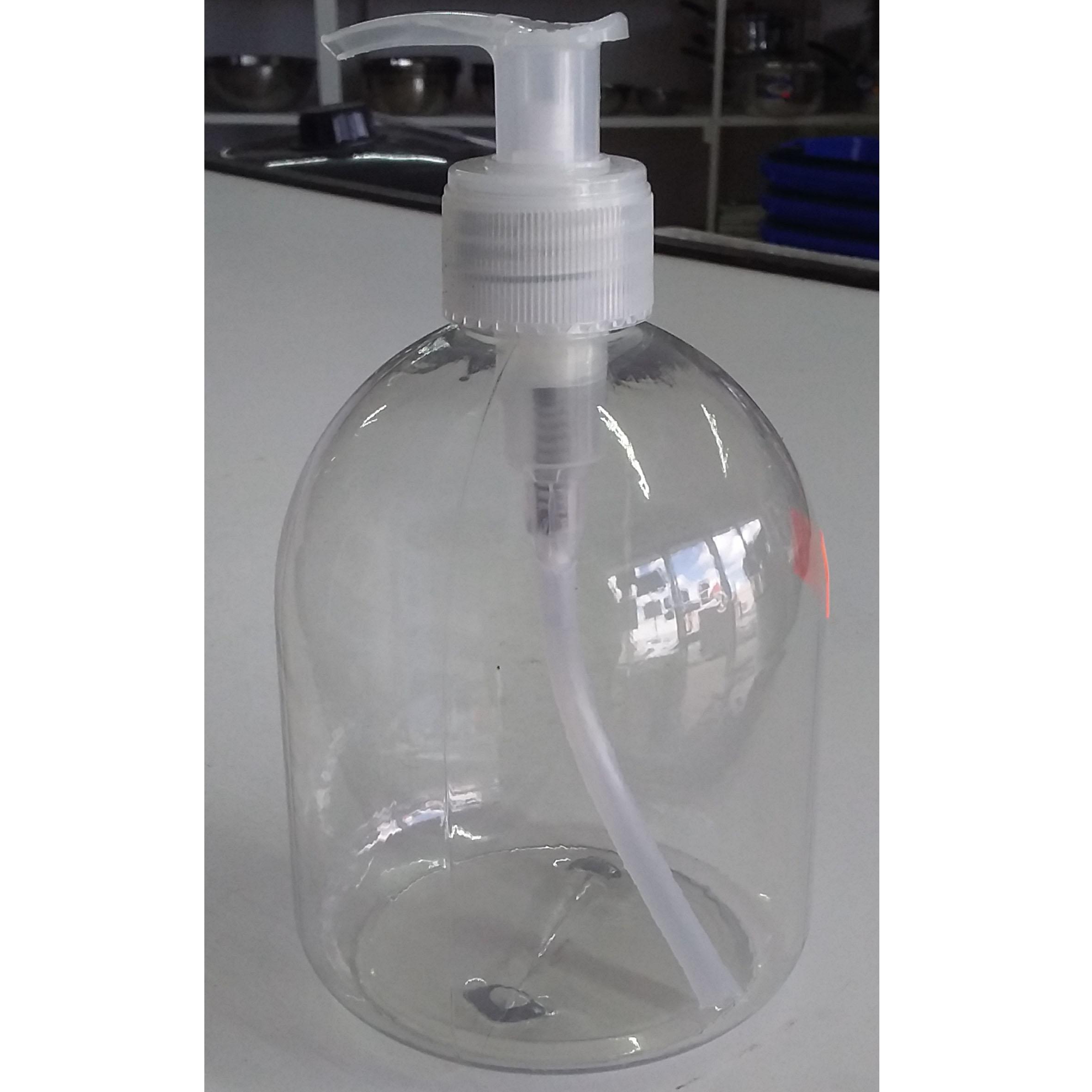Bote plastico campana 500ml con dosificador