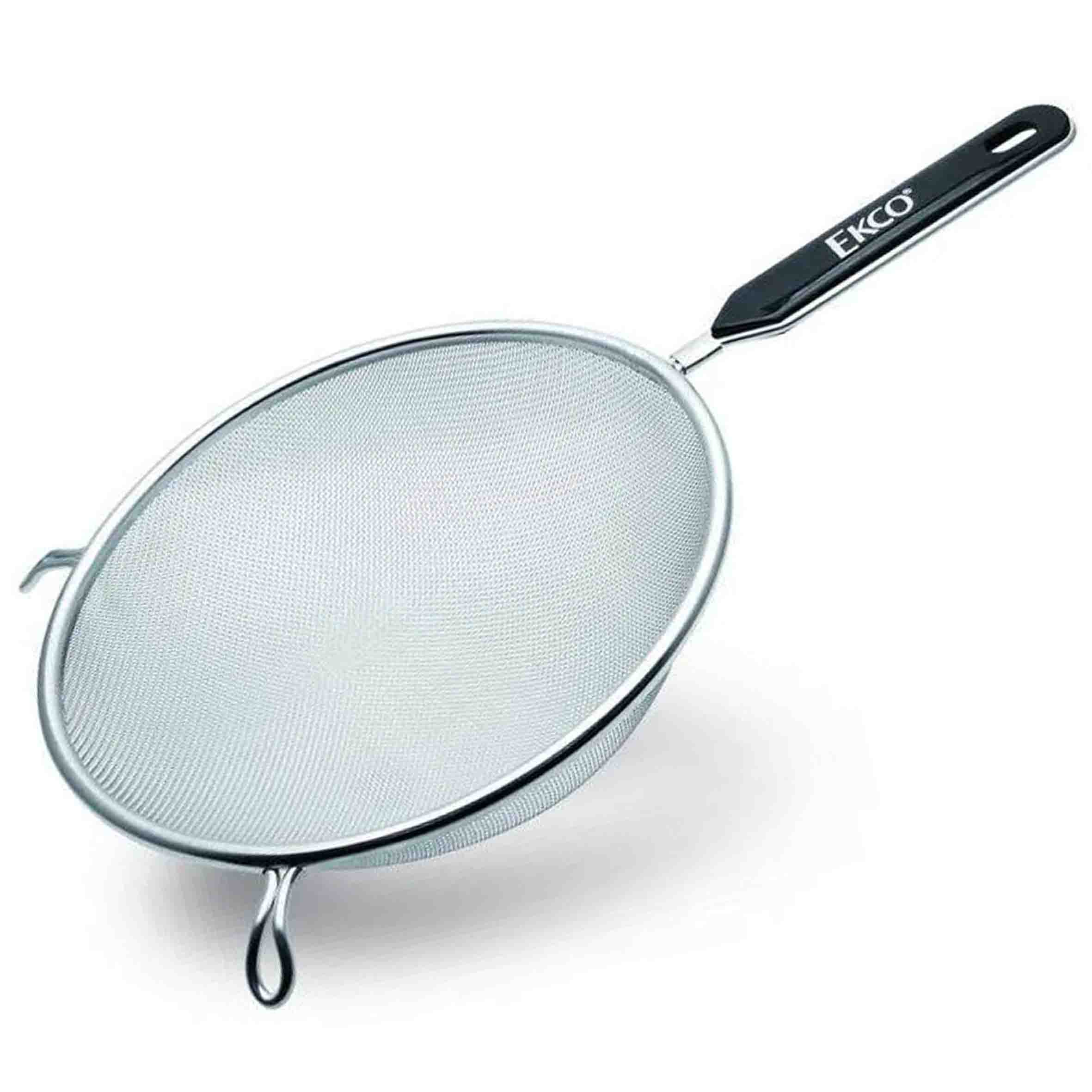Colador 10cms acero inoxidable orilla redonda EKCO