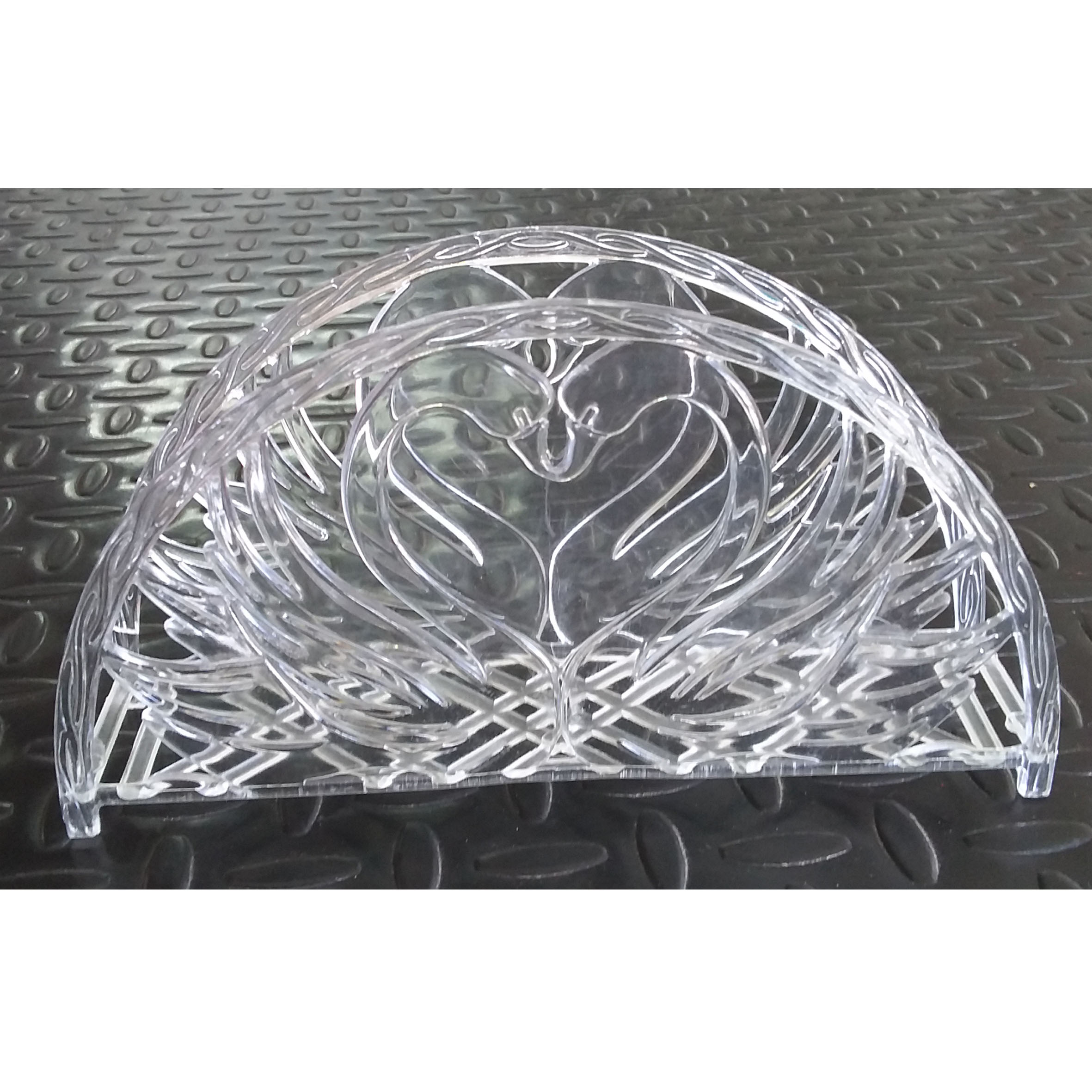 Servilletero de plastico cisne