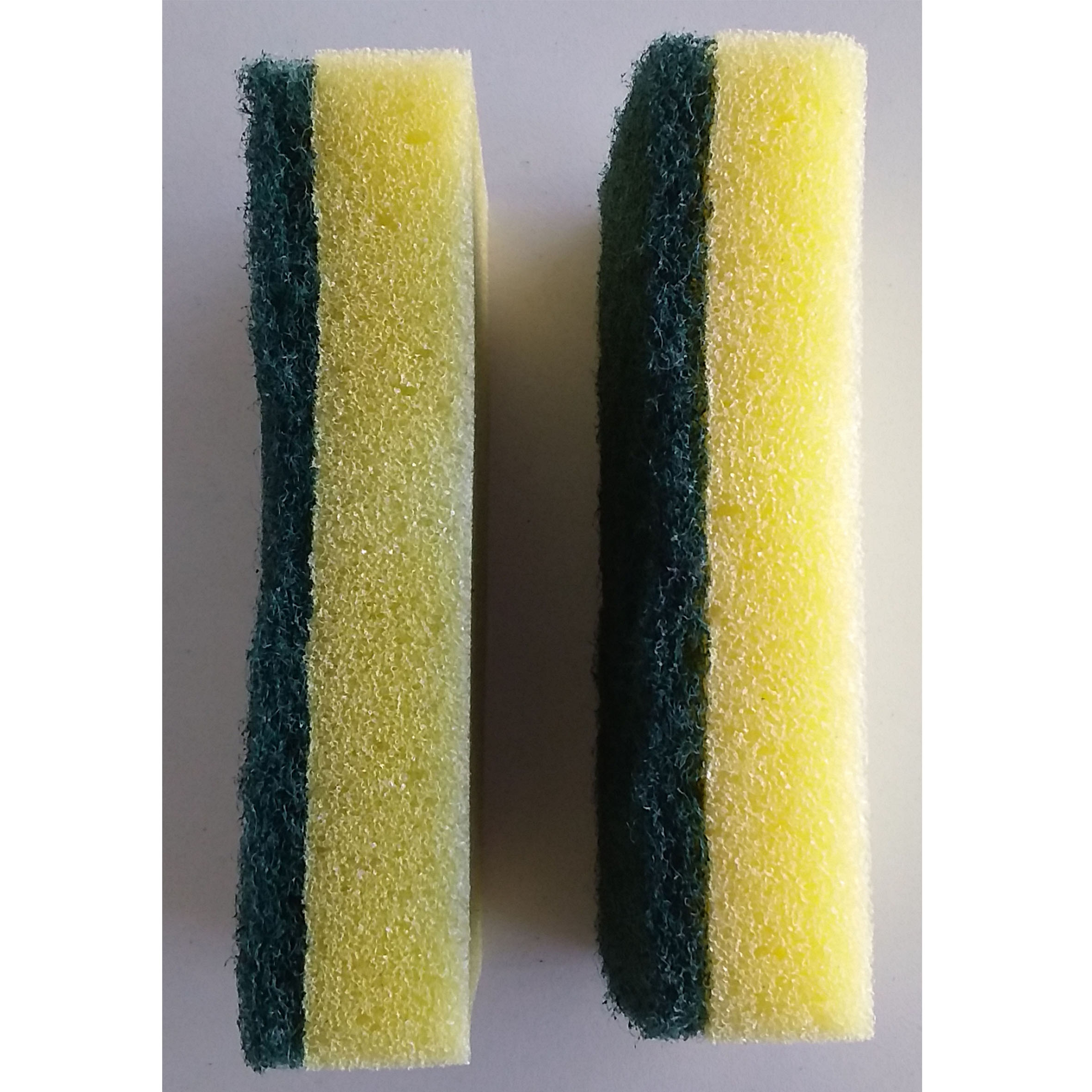 Paquete con 2 fibra verde con esponja