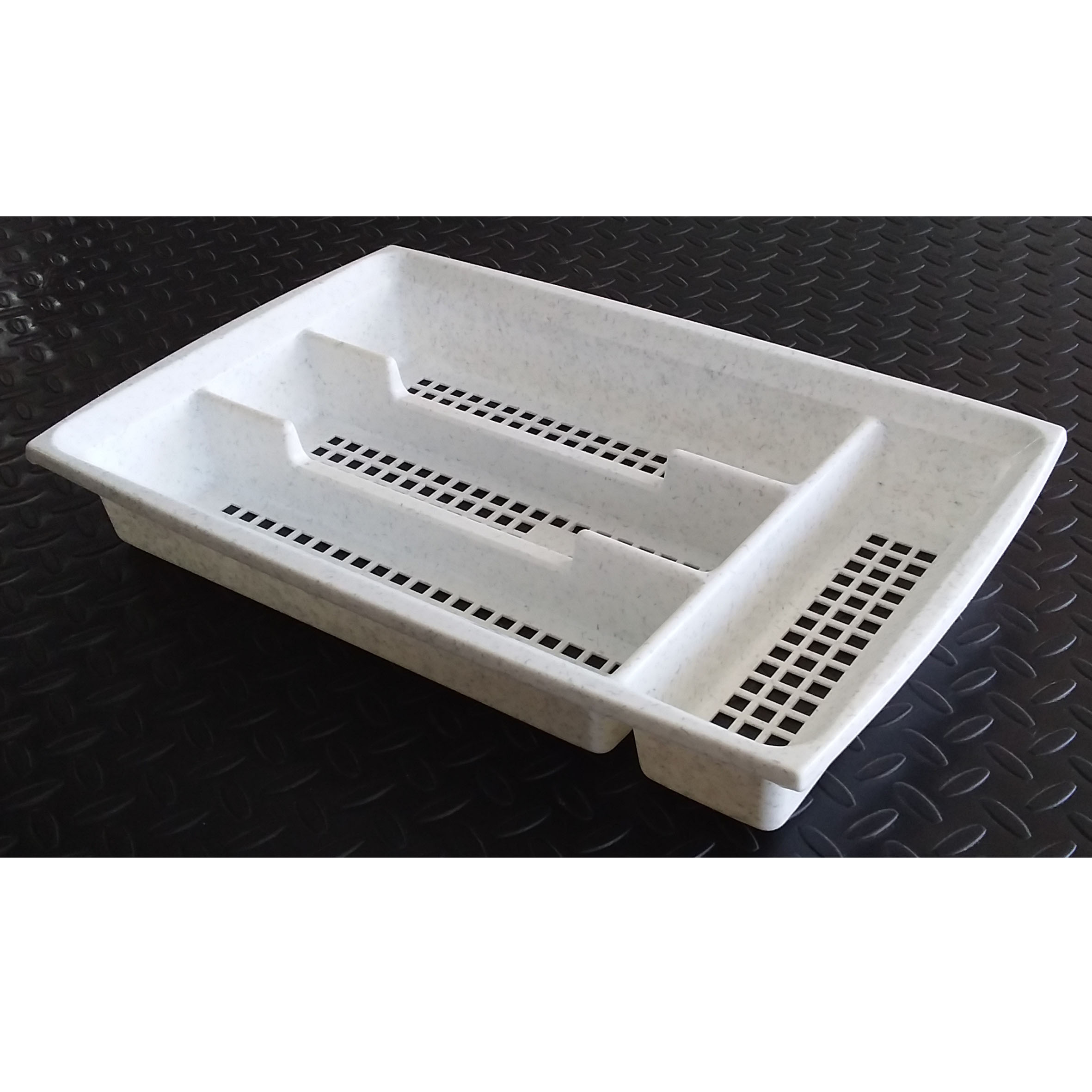 Separador chico plastico cubiertos color granito TECNI