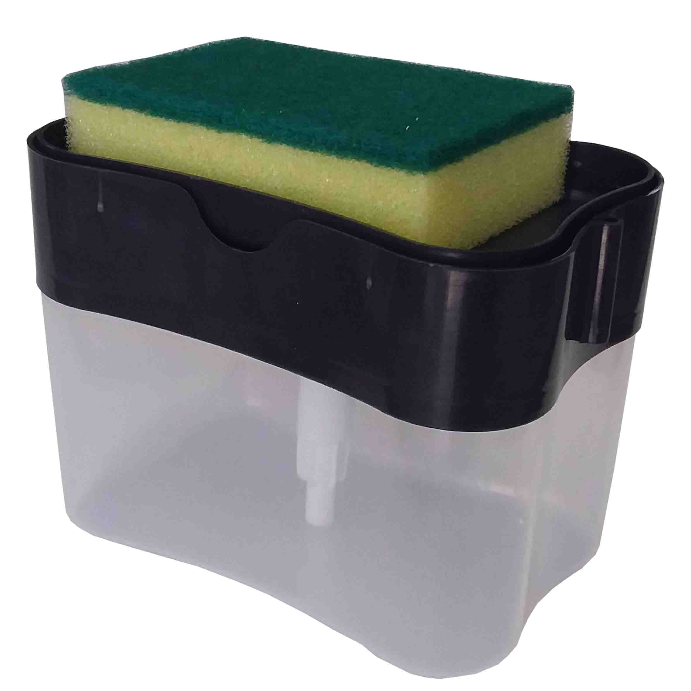 Dispensador de jabon con esponja